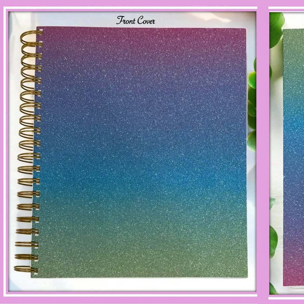 2026 Aurora Boreal Gradient Daily/Monthly Planner Gift Set
